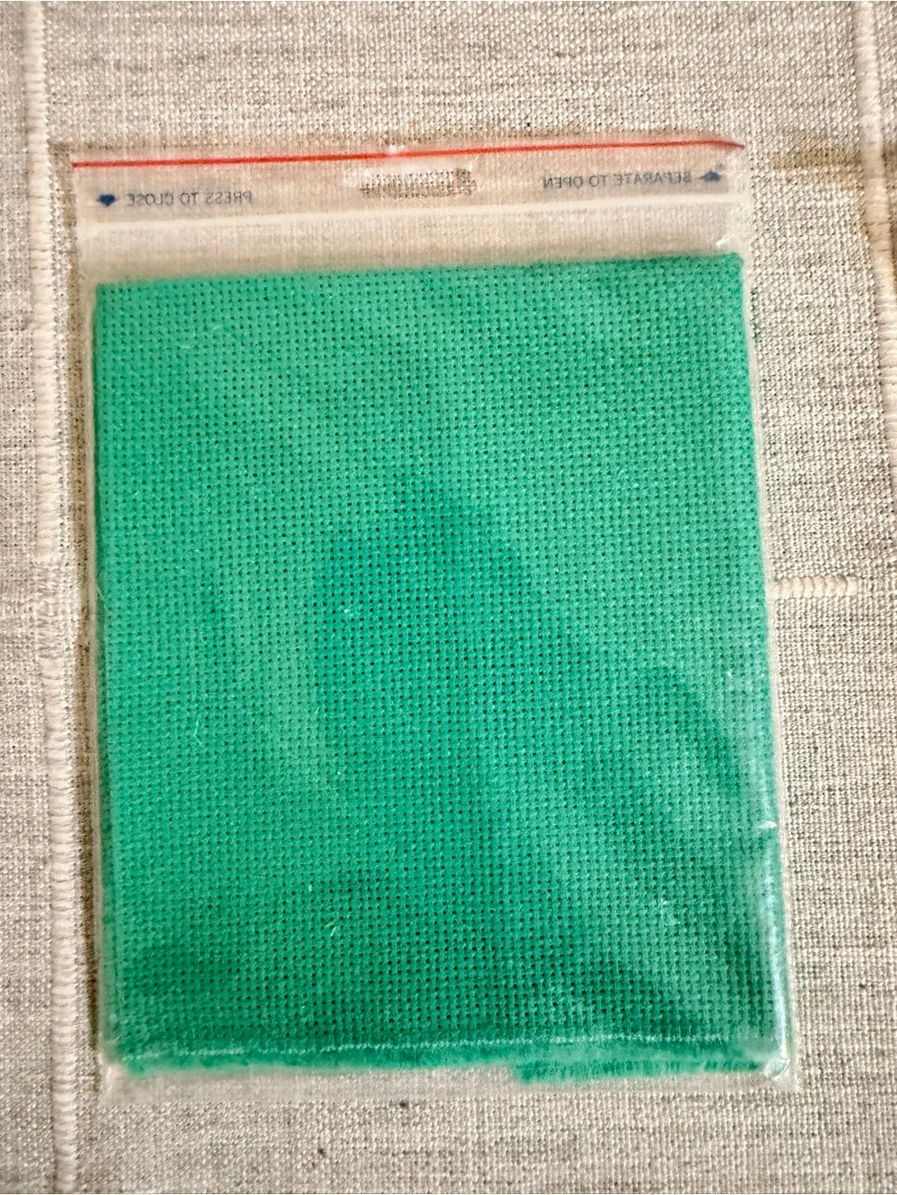 Regency Cross Stitch Fabric Aida 14 Count in Green